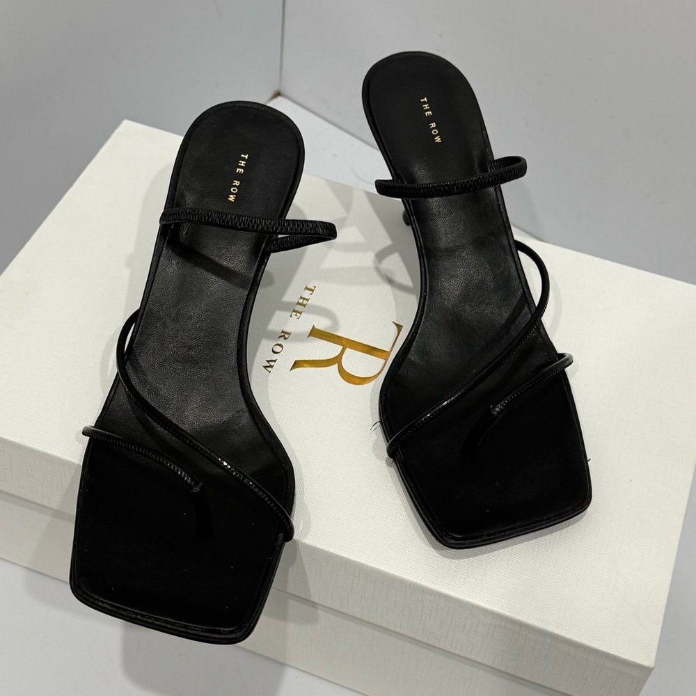 The Row Women's Black Sandals